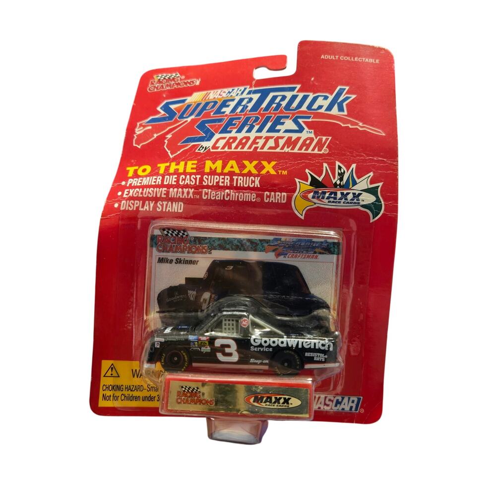 Mike Skinner #3 GM Goodwrench 1995 Racing SuperTruck Maxx ClearChrome Card
